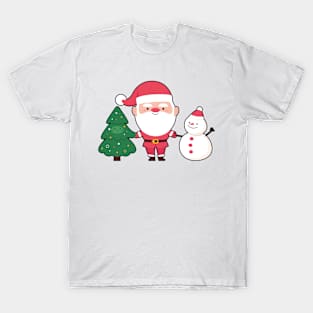 santa and snow T-Shirt